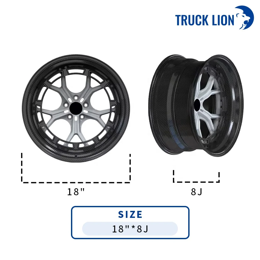 Wholesale Carbon Fiber Forged Wheel Rim, 17-24 Inch Custom Alloy Hub, High Performance Universal Passenger Car Mod Wheels