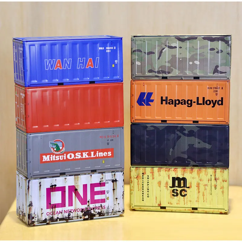 Retro Container Mini Eisen Box Miniatur Lagerung Eisen Box Desktop Dekoration Sammeln Kleine Artikel Mini Container Modell Kinder Geschenke