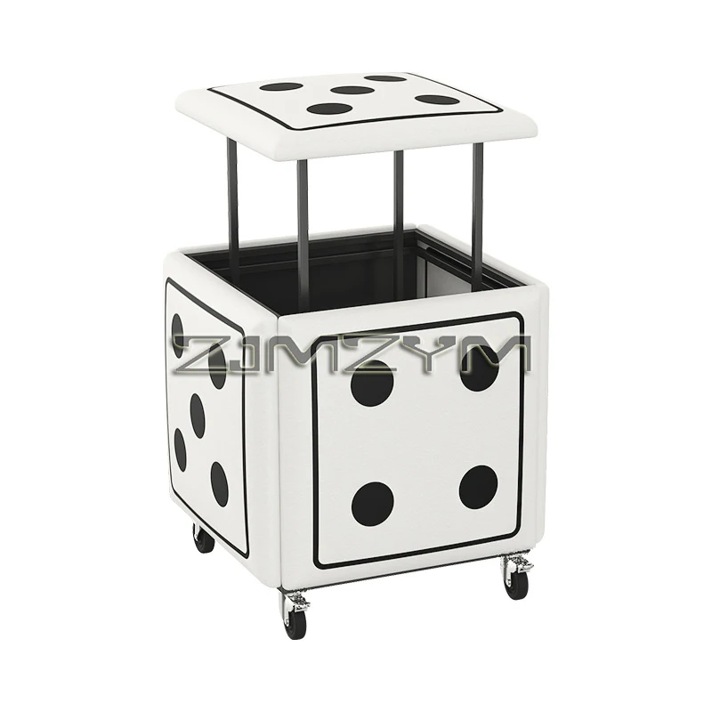 5 in 1 Sofa Stool Living Room Funiture Home Cube Combination Fold Stool Iron Multifunctional Storage Stools Chair