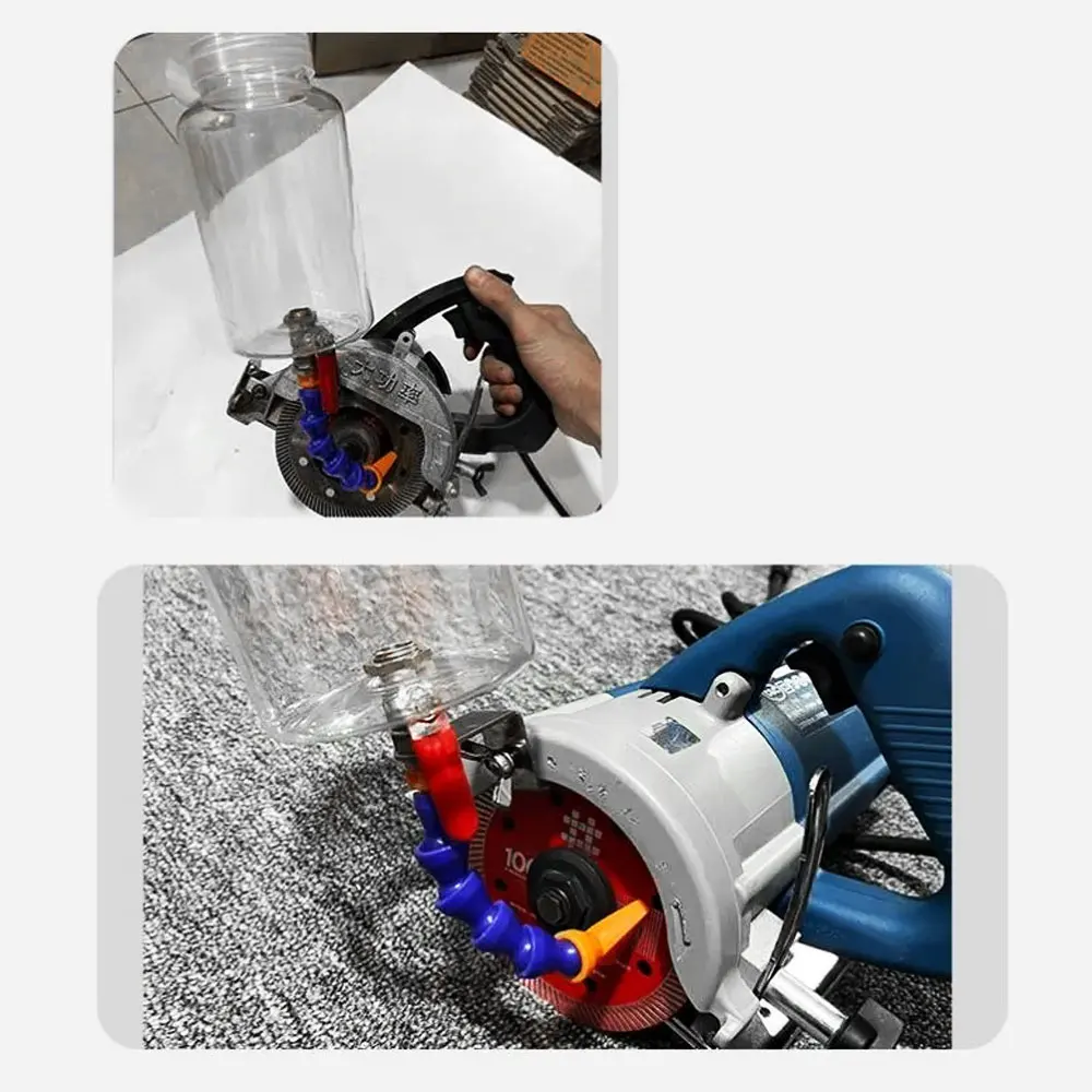 Sistema di rimozione e raffreddamento della polvere per sega circolare elettrica, dispositivo di spruzzatura dell'acqua della macchina da taglio marmo per piastrelle di ceramica