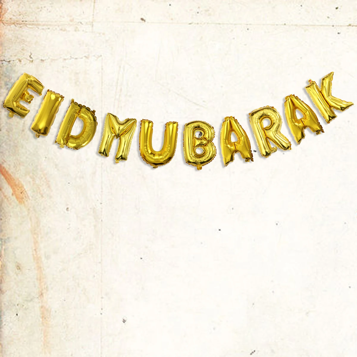 

Eid Mubarak Letter Balloon Bunting Banner 16inch Golden Ramadan Eid Adha Decoration Party Glitter Lustre Reusable Balloon