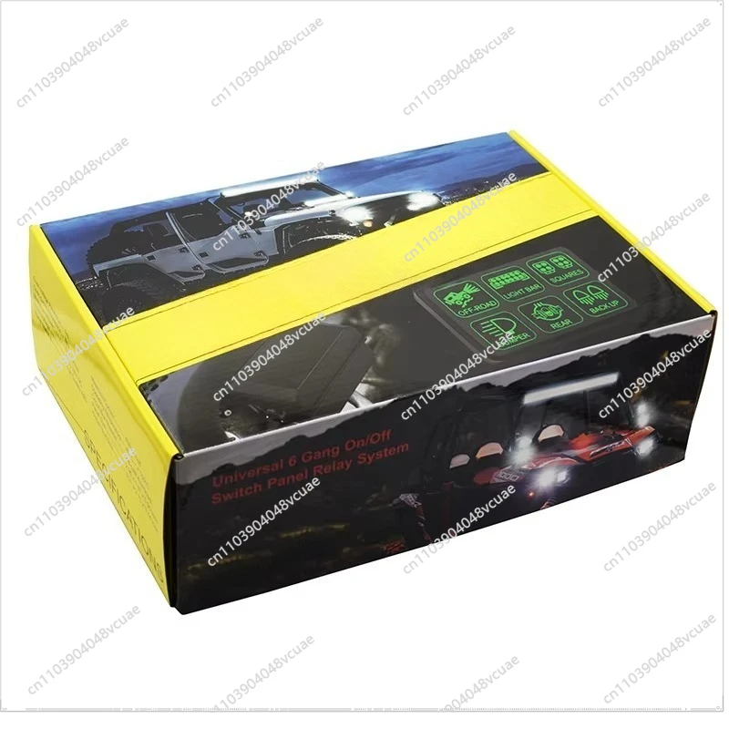 For ABS Universal 6 Sets Rgb Switch Panel 12v 6 Sets Waterproof Relay System