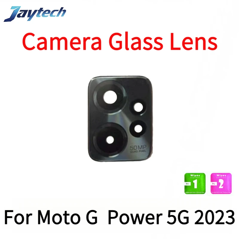 الكاميرا الخلفية الخلفية غطاء للعدسات الزجاجية ل Moto G Power Play Stylus 5G 2021 2022 2023 2024 مع ملصق لاصق استبدال إصلاح #1