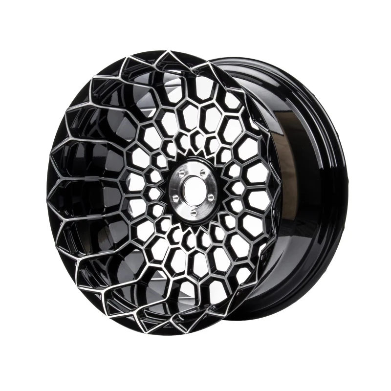 

3D Custom Forged Hub/Wheel/Rim with Gloss Black Finish for 18-later Street bob Softail Standard Fatboy Breakout