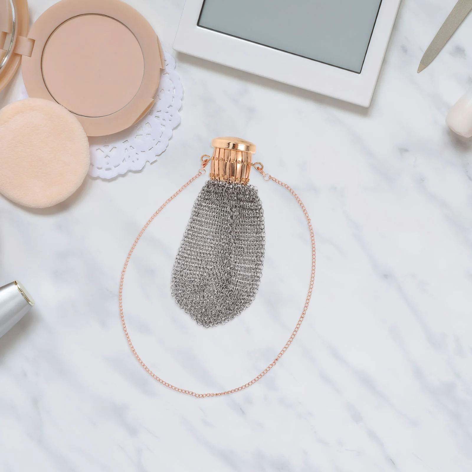 Vintage Coin Purse Metal Mesh Wallet Retro Clutch For Women Portable Travel Change Holder Small Treasure Box Twist Lid Closure