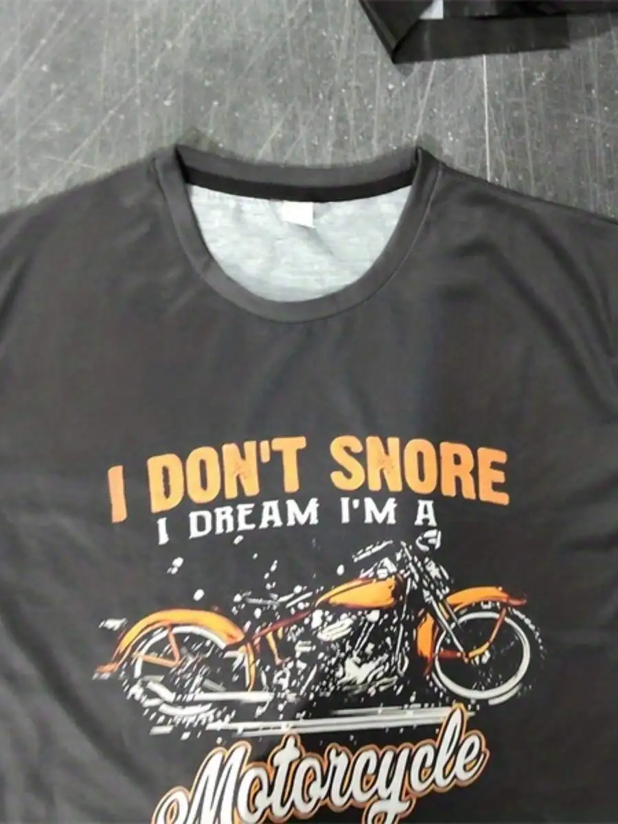 

Mens Vintage Motorcycle Graphic T-Shirt Short Sleeve Biker Tee