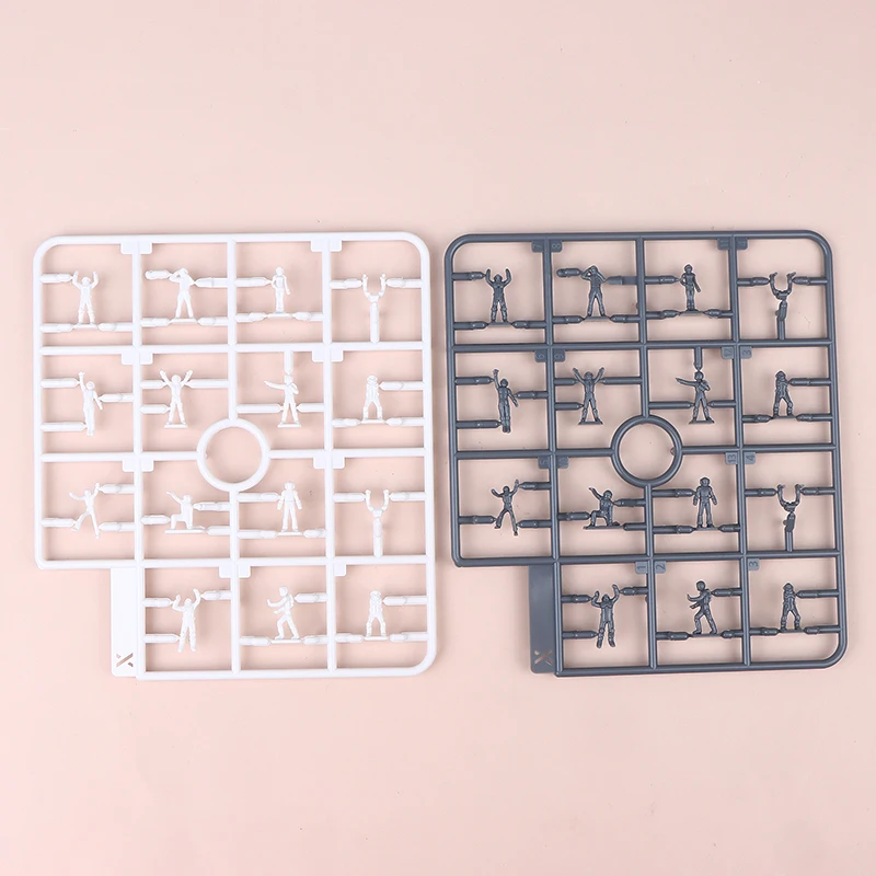 26 Pz 1/100 Bilancia In Miniatura Persone Modello Gnaku Soldato Modello di Montaggio Scena Figure di Costruzione Per Modellazione Hobby Accessori FAI DA TE
