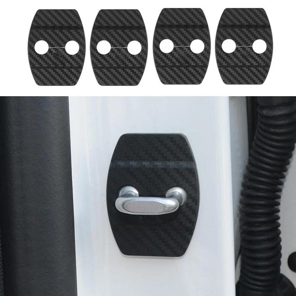 

For Ford Explorer U625 2019 2020 2021 2022 Body Interior Anti Rust Water Proof Door Lock Keys Protection Buckle Cover 4pcs