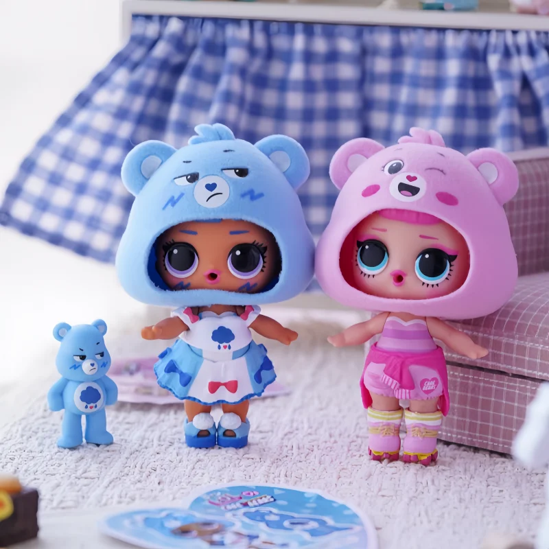 MGA LO L Surprise Ball Disassembly Cute Decryption Detective Team Doll Blind Box Carestars Rainbow Bear Doll Girl Princess Doll