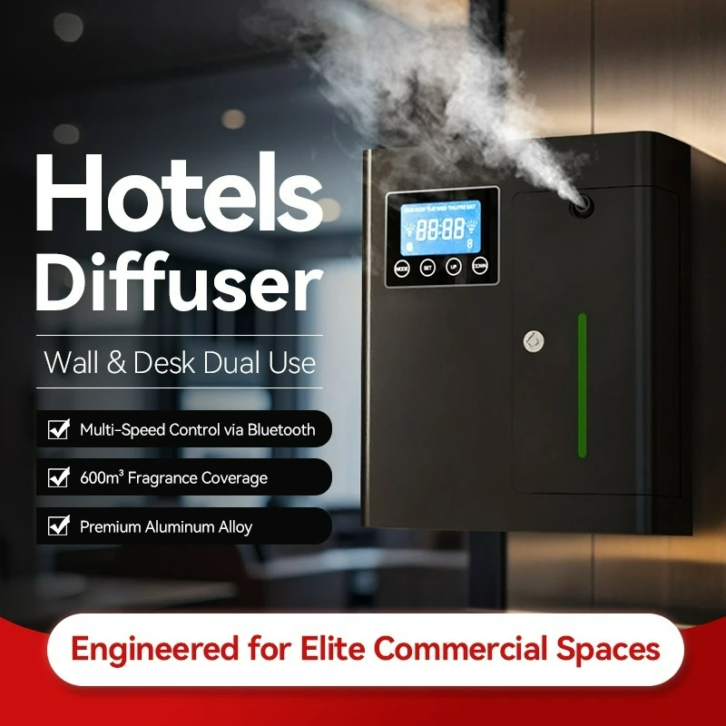 

Беспроводной умный Bluetooth-диффузор для эфирных масел без воды, 600 м³, электрический ароматизатор для дома, распределитель ароматов, ароматерапевтический диффузор