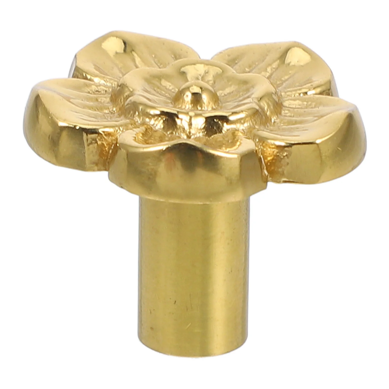 

Brass Forged Flowers Wood Carved Knobs Handle Gold Dresser Floral Cabinet Elegant Pulls Kitchen Cabinets