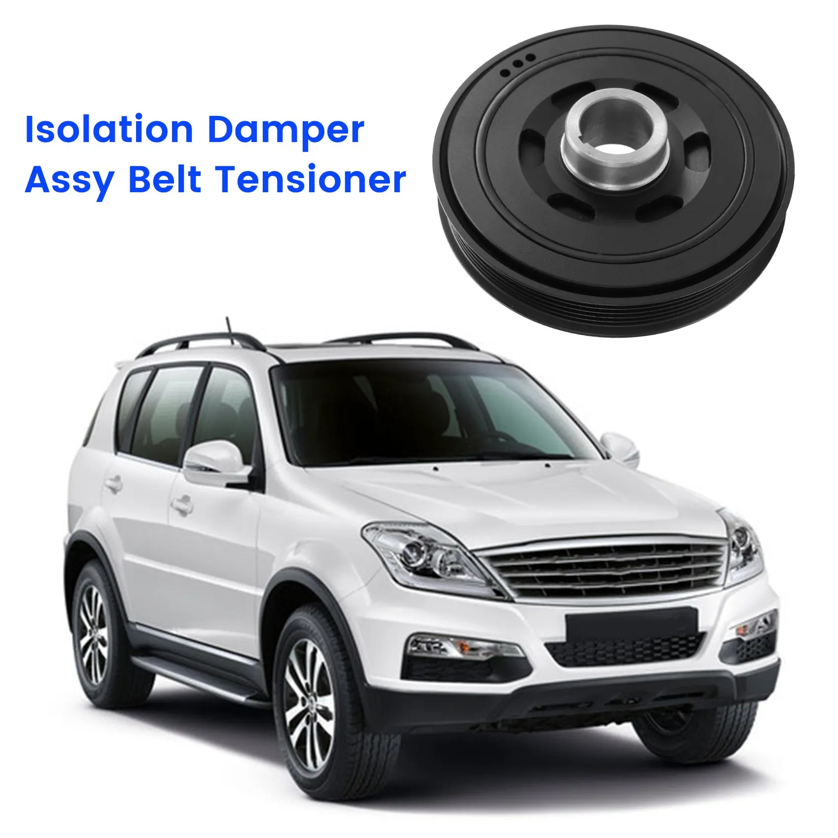 Car Isolation Damper Assy Belt Tensioner for Ssangyong Korando C Sports Rexton Stavic -Diesel 6720300003