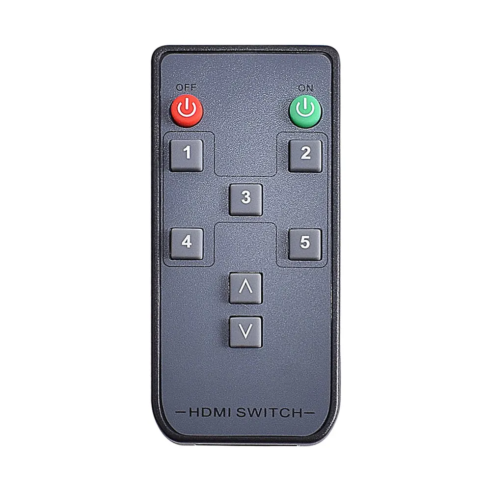 IR Remote Control HDR UHD HDMI Selector Hub 4k 60hz 3 in 1 3x1 5x1 5 port HDMI Switch 4K HDMI Splitter 5 In 1