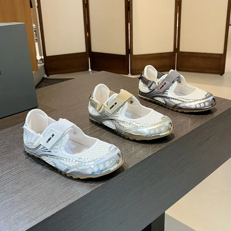 

New Women Sandals Exquisite Air Mesh Mary Jane Shoes for Woman Comfort Hollowed Out Casual Sneakers Designer Shoes Zapatos Mujer