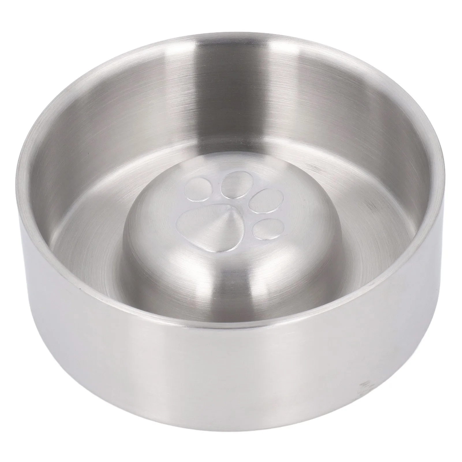 

Slow Feeder Dog Bowls Stainless Steel Pet Feeding Bowl Slip Resistant Bottom Slow Down Eating Bowl for Large Sized Dogs