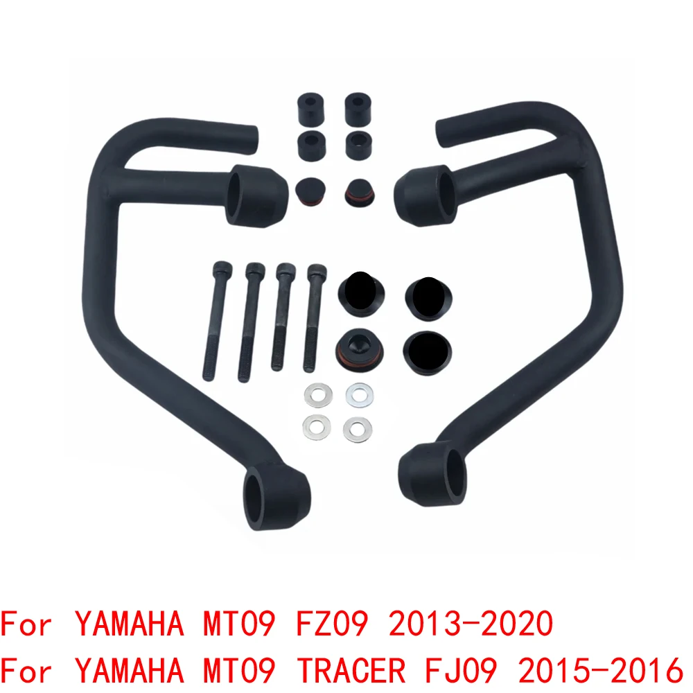 

MT09 Motorcycle Frame Protection Bumper Engine Guard Highway Crash Bar For Yamaha MT-09 FZ-09 2020-2013 TRACER FJ-09 2015-2016