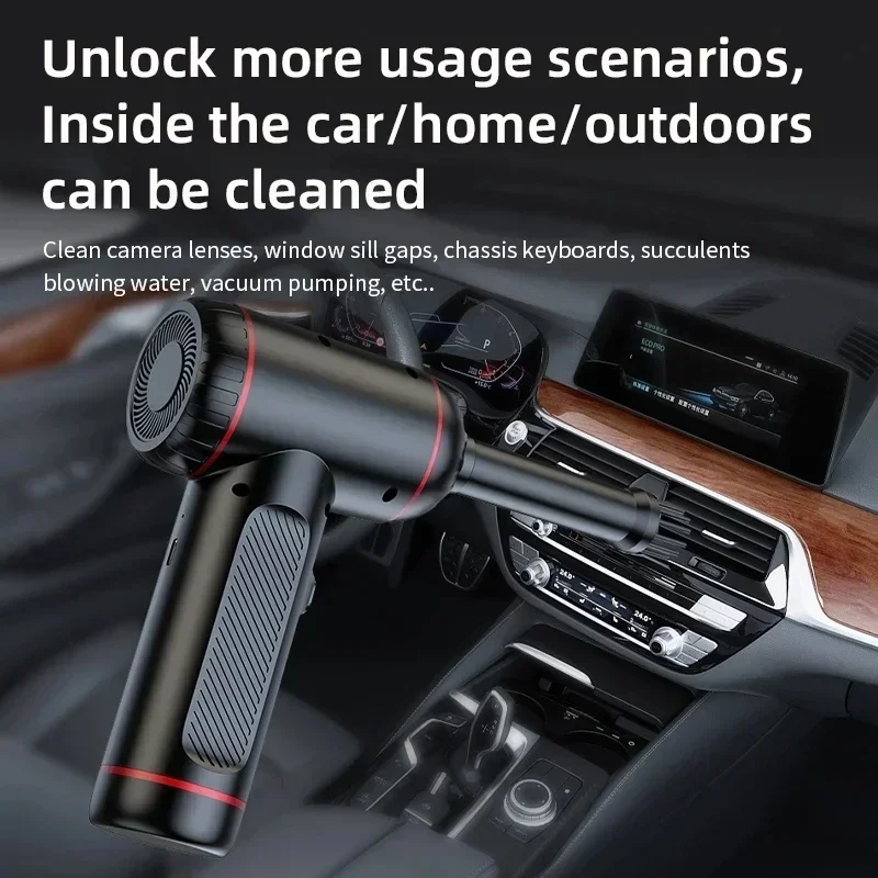 2025 Новый 1600000 Pa 5 в 1 беспроводной автомобильный пылесос портативный робот-пылесос ручной мини для автомобиля бытовая техника