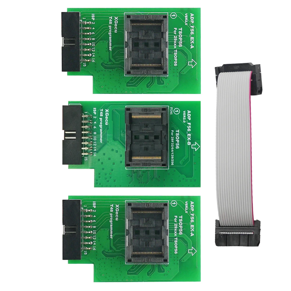 XGECU TSOP56 3-IN-1 Adapter Kit Only for T48 Progammer ADP_F56_EX-A ADP_F56_EX-B ADP_F56_EX-C for Flash EPROM