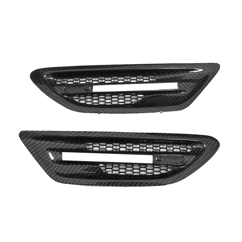 

1Pair Car Side Fender Air Vent Trim Cover For BMW F10 Sedan 5-Series M5 2011-2017 Grille Outlet Frame