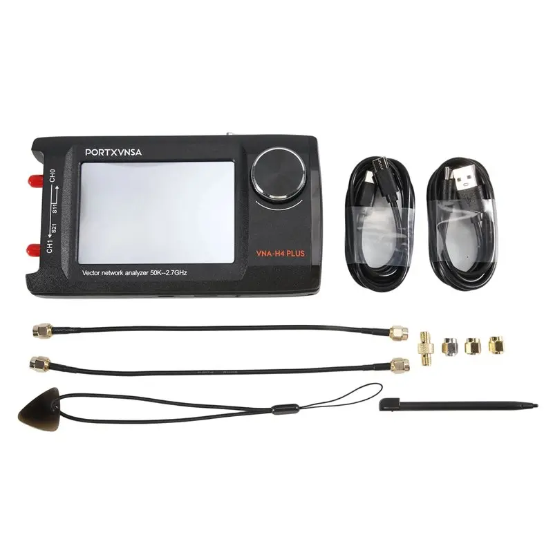 Nanovna-H4 Plus Portable Vector Network Antenna Analyzer 4In IPS LCD Display Touch Sreeen 50Khz 2.7Ghz Bulid In 5000Mah-[A04I To