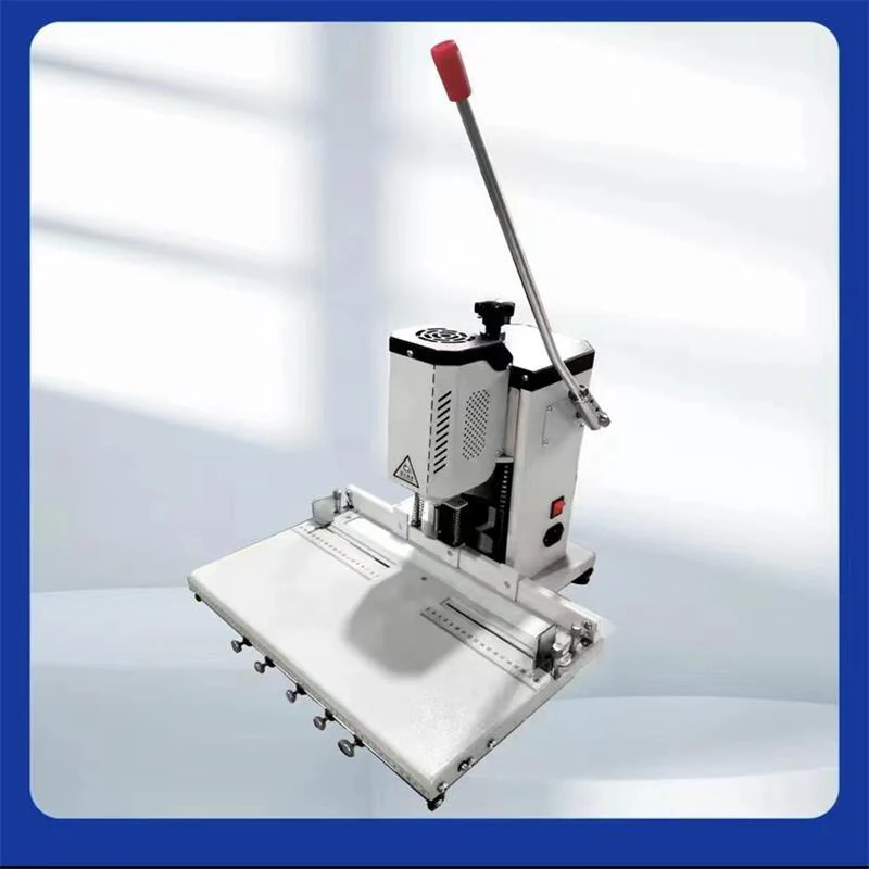 

Electric Hole Punch, Paper Hole Punch, 45mm Punching Depth, Adjustable Spacing, Hangtag and Leather Positioning Punching