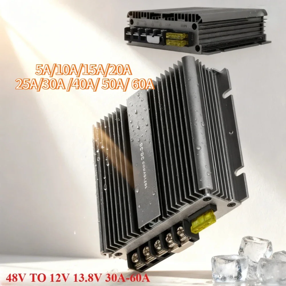 36V 48V TO 12V 13.8V 30A 40A 50A 60A DC DC Buck Converter Golf Cart supply Reducer regulator module Regulator Voltage ROHS