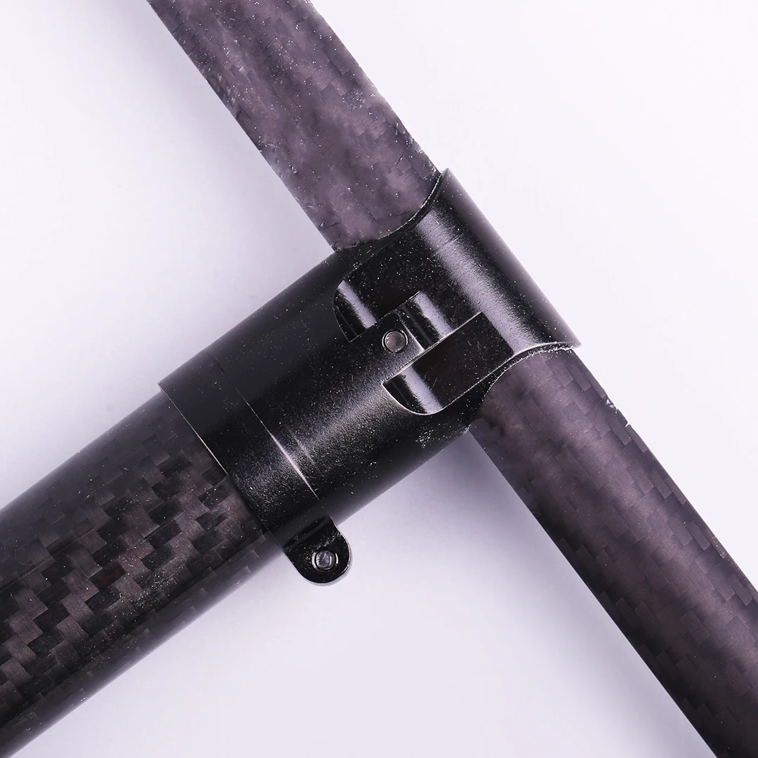 

CZ Aluminum Alloy D25mm to 16mm T-shape Tee Joint Tripod Tee Carbon Tube Fixed Three-way Connector Clamp Clip for RC Plant UAV