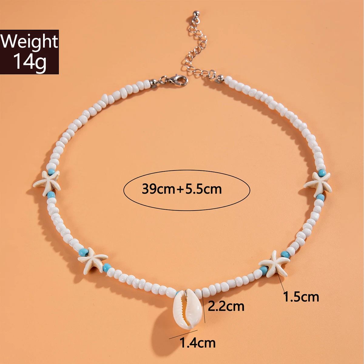 Tocona Bohemia Starfish Shell Pendant Necklace  for Women Sand Beach Measle Chains Necklaces Jewelry Party Girls чокер 26387