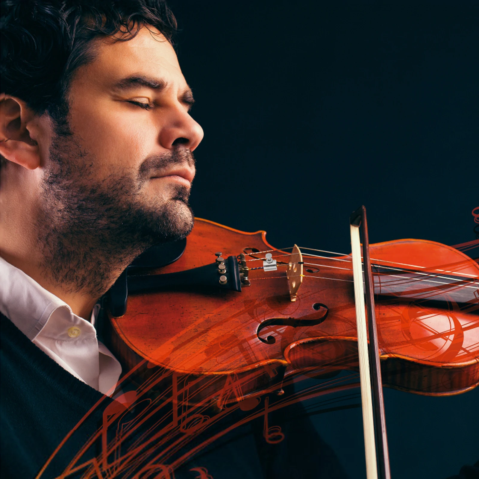 

2 PCS Wolf Sound Tone Mute Bass Musical Instrument Accessory Copper Suppressor