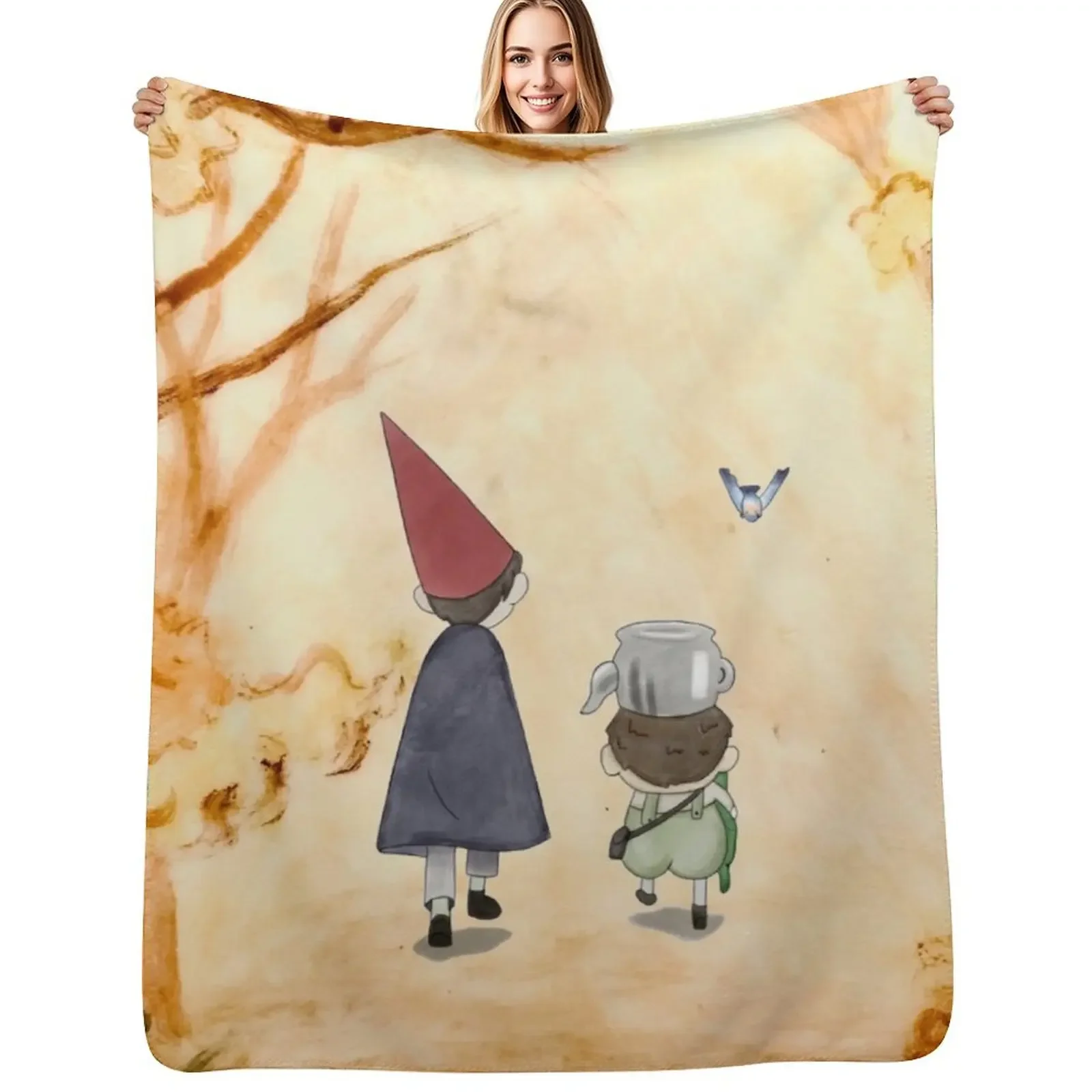 

wirt, greg, and beatrice with watercolor background Throw Blanket Soft Beds Extra Large Throw Sofa Quilt Blanket