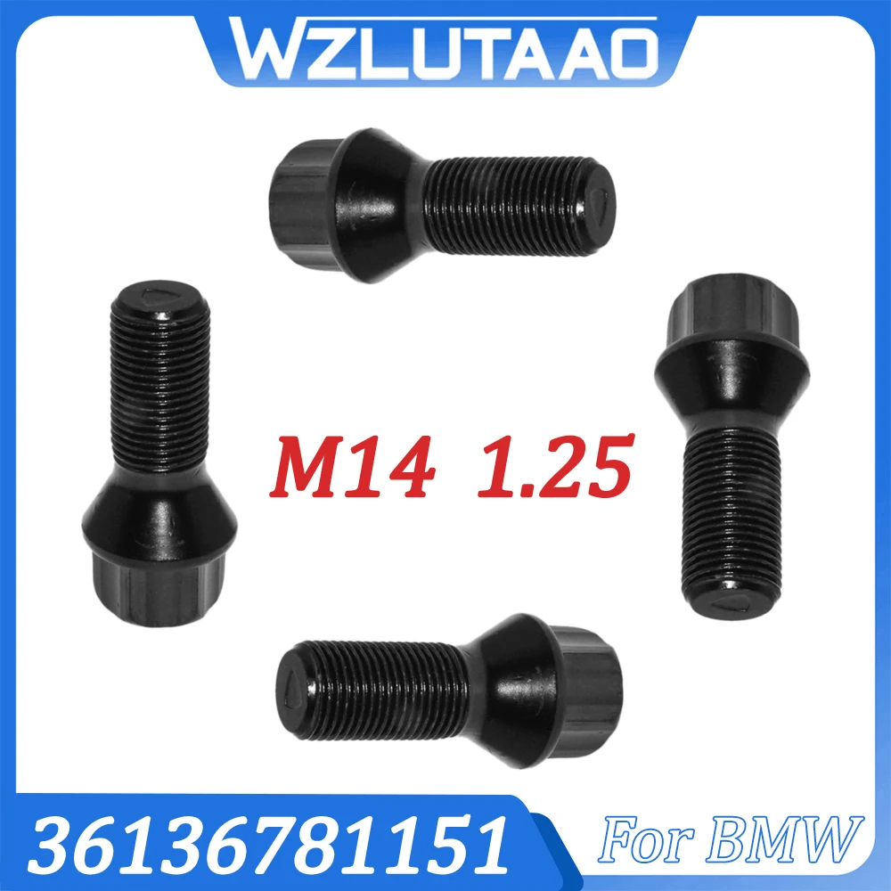 

4/5 шт. 36136781151 Болт колеса для BMW G30 G31 5Series G32 6Series E70 X5 E71 X6 MINI R57 R50 F54 F55 F40 36136774896 36136890324