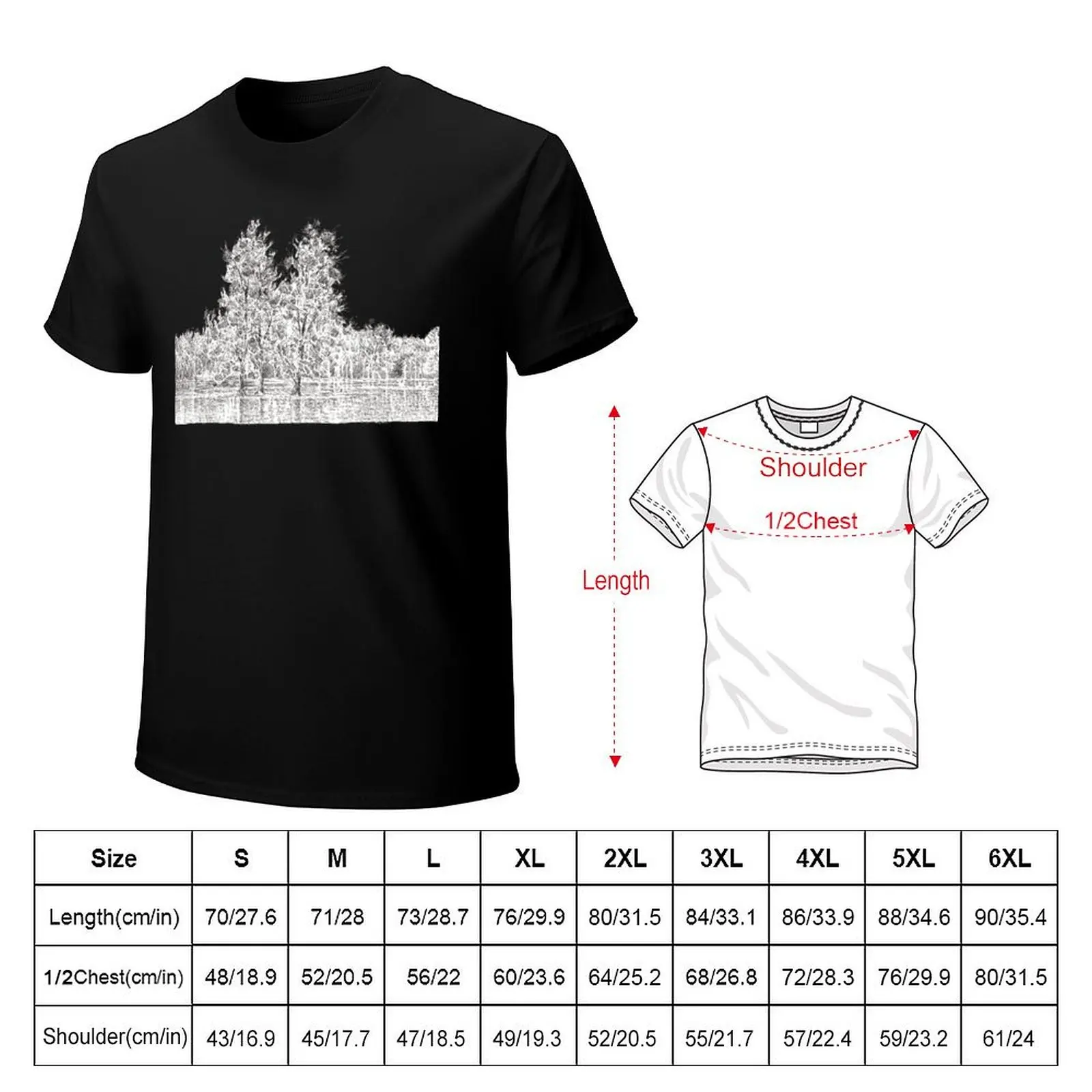 Traditional Flooded Forest- (Addisons walk) T-Shirt mens graphic t shirts T-Shirt