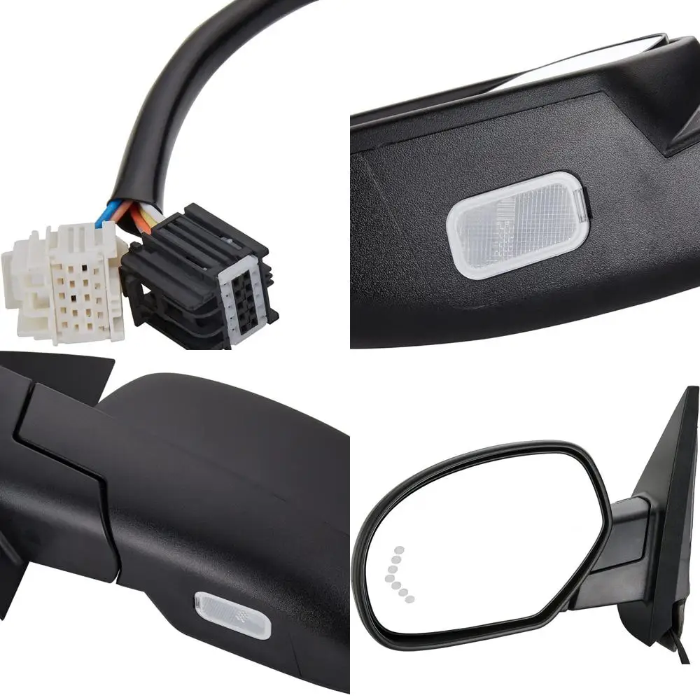 

Зеркало бокового вида подходит для Chevy Silverado 1500 2500 HD 3500 HD 07-13 года, GMC Sierra 1500 2500 HD, Yukon/Yukon XL 1500 с подогревом Ma