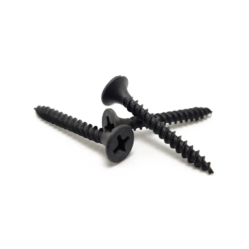 ABKO-220Pcs Juego de tornillos de cabeza plana M3.5 de acero al carbono, kit surtido esencial para tornillo cruzado autorroscante