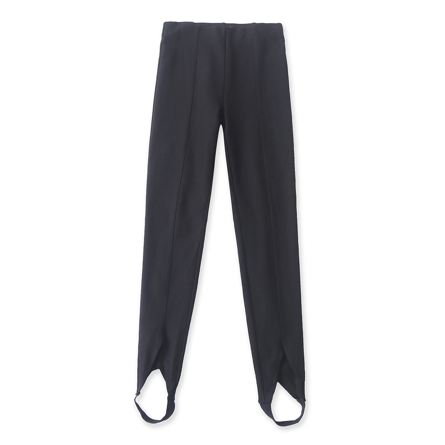 Elegant Simple Fit Women's Elastic Waist Long Pants Spring Autumn New Style Versatile Slimming Micro Elastic Footwear Trousers