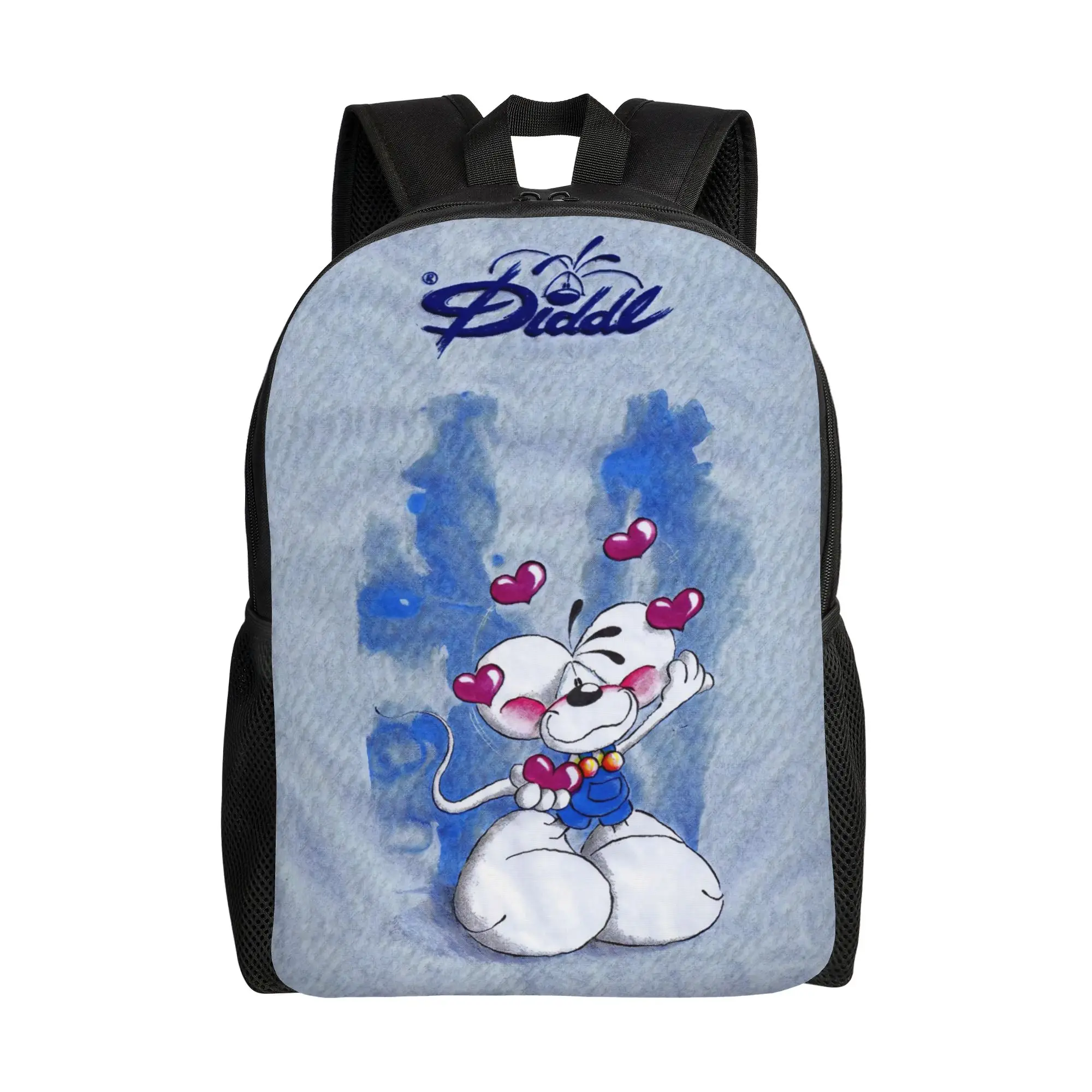 

Cartoon D-Diddl Rat Cute Classical Backpack Sports High School Hiking Travel Daypack for Men Women Laptop Computer Shoulder Bag