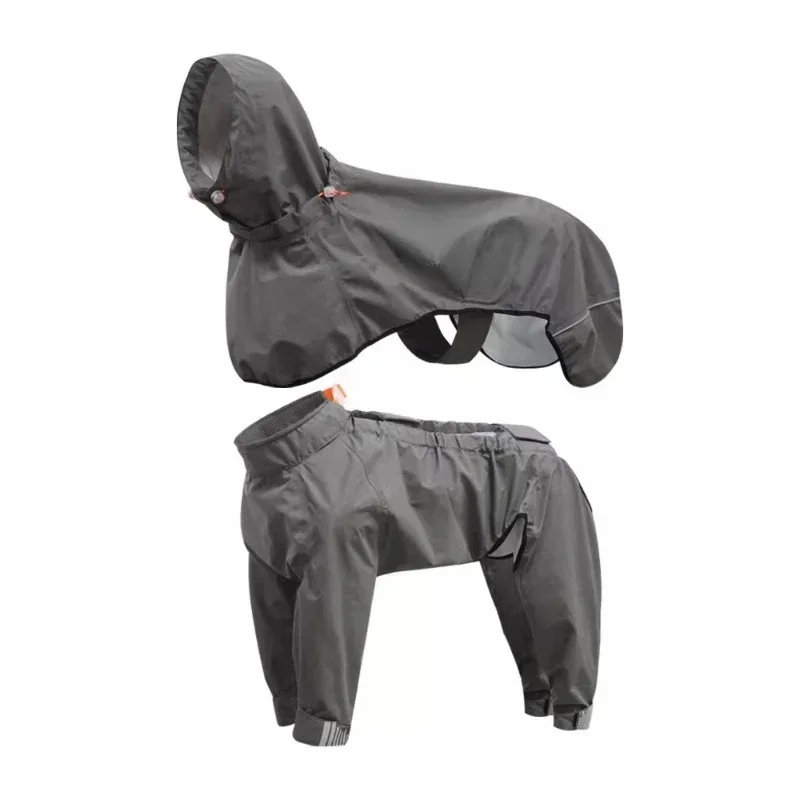 

Large-sized dog waterproof poncho four-legged waterproof clothes in pet raincoats, high-quality dog raincoats