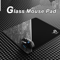 Regalo de juego moderno y moderno para hombres: alfombrilla de ratón de vidrio fotovoltaico templado duro XXL con diseño creativo para FPS eSports y oficina