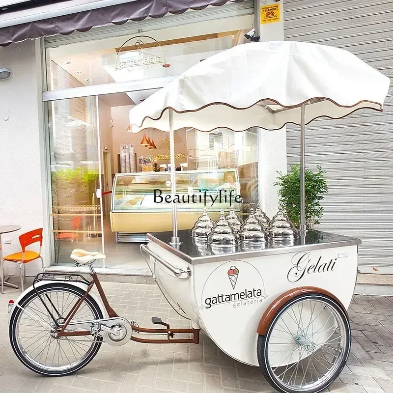 Outdoor Activities Art Gallery Dining Car Market Camping Snack Tricycle Holiday Food Cart