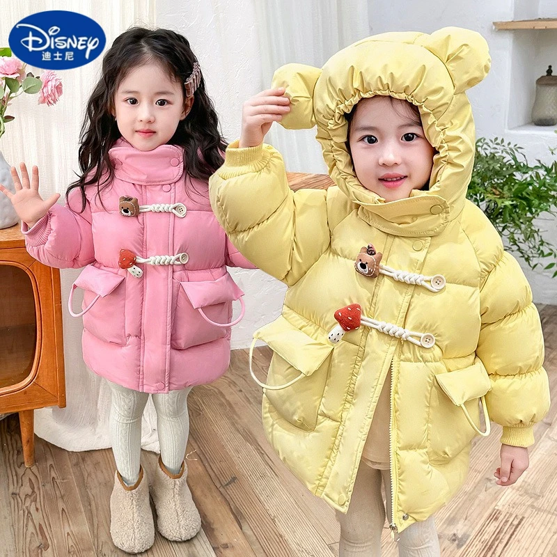 

Disney Baby Girls' 2025 Winter Coat | Plush Lined Thick Cotton Jacket, Fashionable & Warm Outerwear for Toddlers