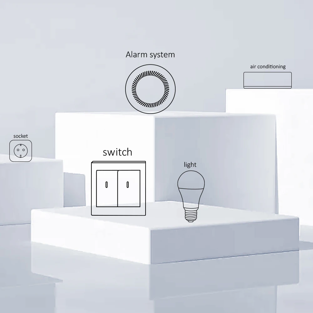 Tuya WiFi مستشعر الباب والنافذة الذكي كاشف الاتصال اللاسلكي لأتمتة المنزل ومستشعر الباب لنظام الأمان