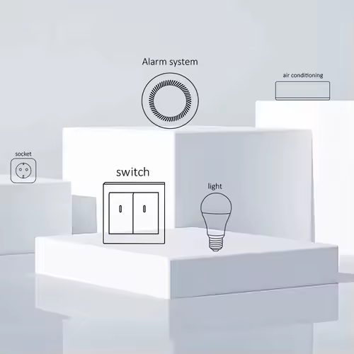 Tuya WiFi Smart Door and Window Sensor Wireless Contact Detector for Home Automation and Security System Door sensor - Image 4