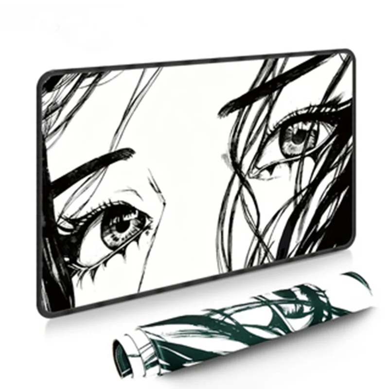 1Pcs Gaming Mouse Pad Desk Mat - Desk Setup Black And White 评论和价格