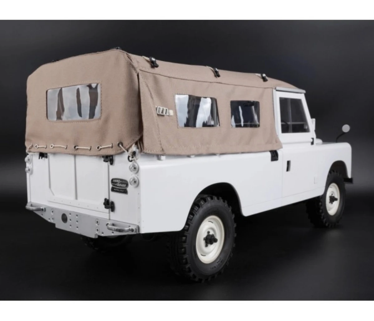 RC Canvas Soft Top & Hoop Set for 1:10 Scale RC Crawler Car Boomracing kudu BR88