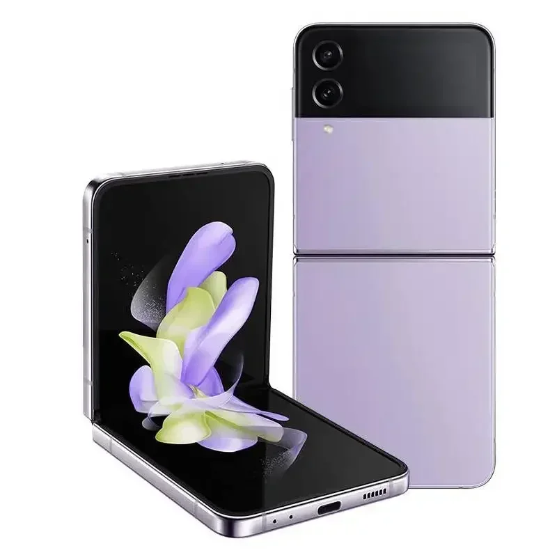 هاتف Samsung Galaxy Z Flip4 5G RAM 8GB ROM 128GB/256GB هاتف ذكي 6.7 بوصة CPU Snapdragon 8 + Gen1 3700mAh 12MP كاميرا مستعملة