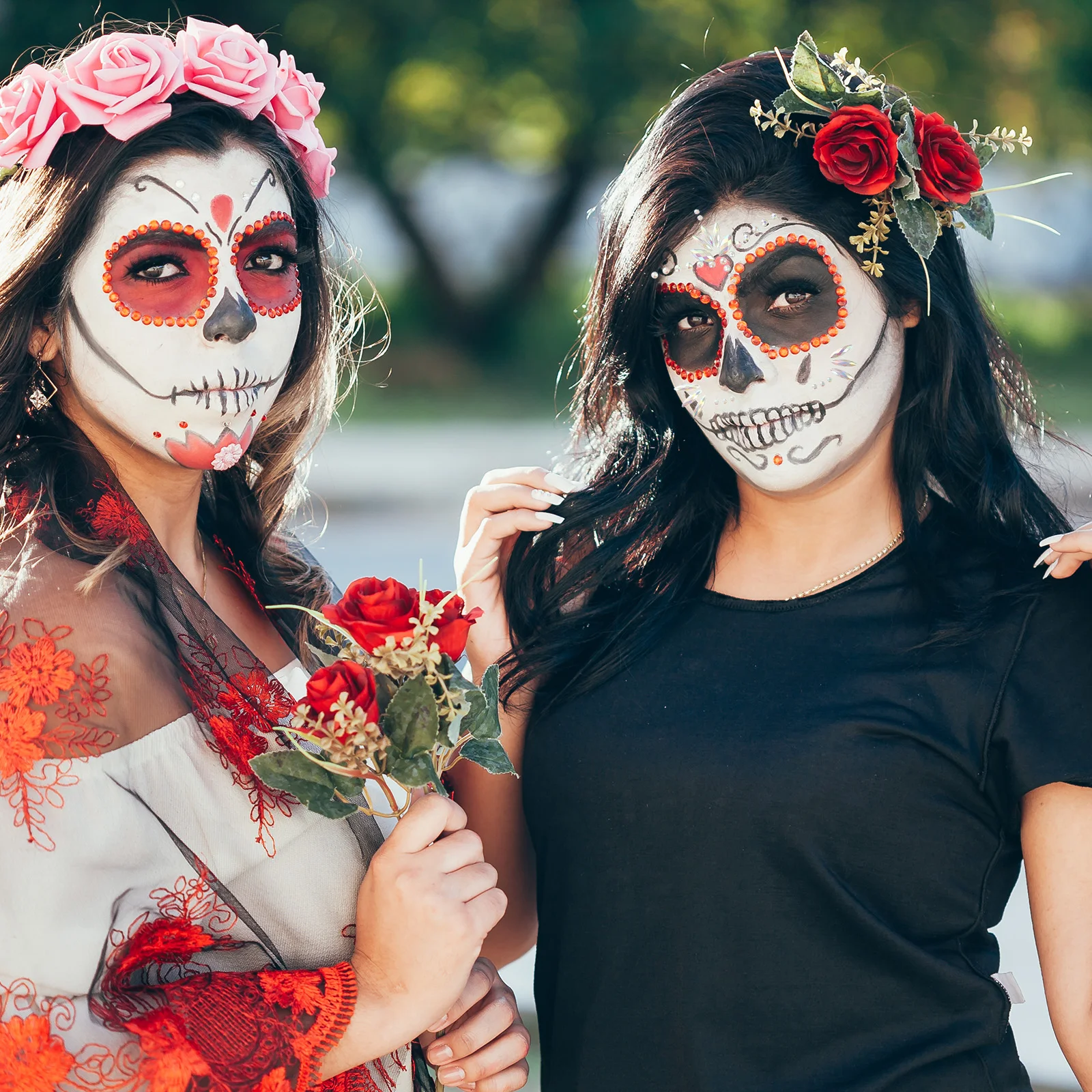 

3 Sheets Glow in The Dark Face Gems Stickers Rhinestone Tattoos Halloween Carnival Face Jewels Glow in The Dark Tattoos