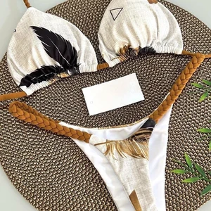 ملابس السباحة بيكيني عالية الخصر مثير ثونغ مجموعة بيكيني حمار وحشي طباعة نساء الاستحمام البرازيلي 2023 ملابس السباحة الجديدة بيكيني نساء أفضل 5 مبيعات للبيكيني المشاغب - رقم 1