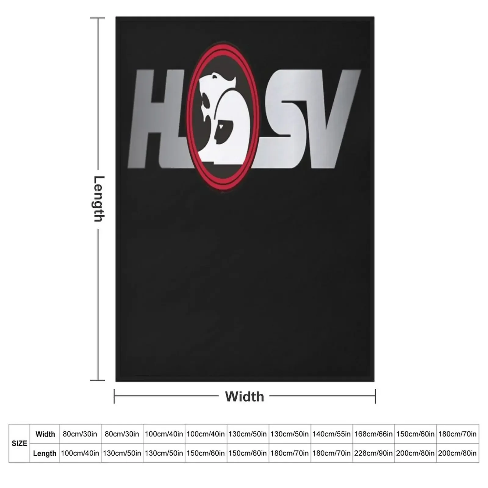 SALE - HSV-logo Essential T-Shirt Throw Blanket Extra Large Throw Vintage For Baby anime Fashion Sofas Thin Blankets