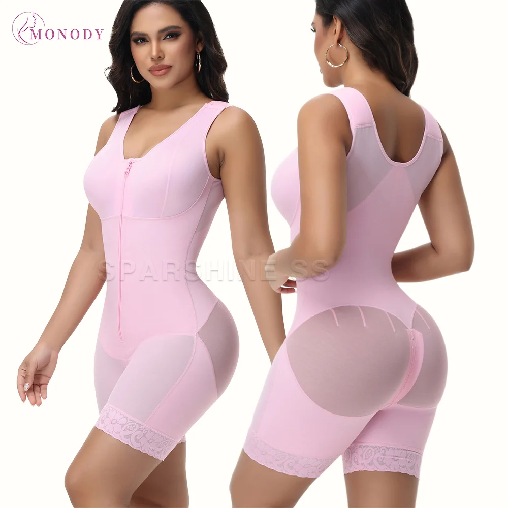 

Fajas Women's Body Shaper Compression Shapewear for Daily Wear Post-Surgical Recovery Tummy Control & Back Support Underwear