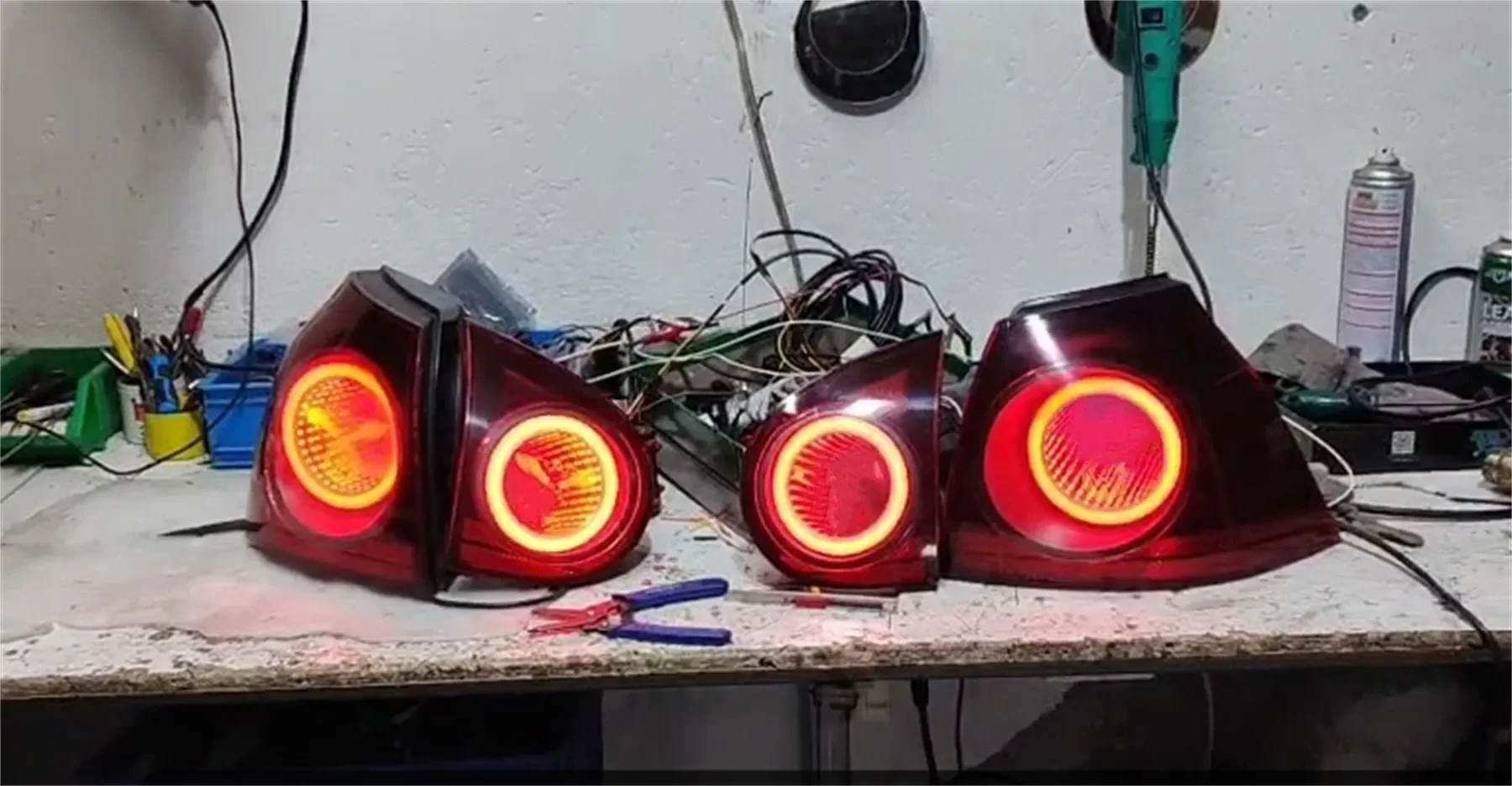 26style Car LED Tail Light for Volkswagen Golf 5 GTI Modified Rear Taillight Brake Driving Reversing Lamp Turn Signal